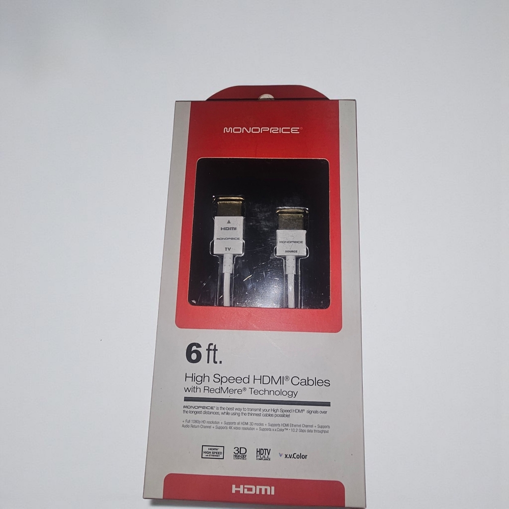 Monoprice 6ft High Speed HDMI Cables
